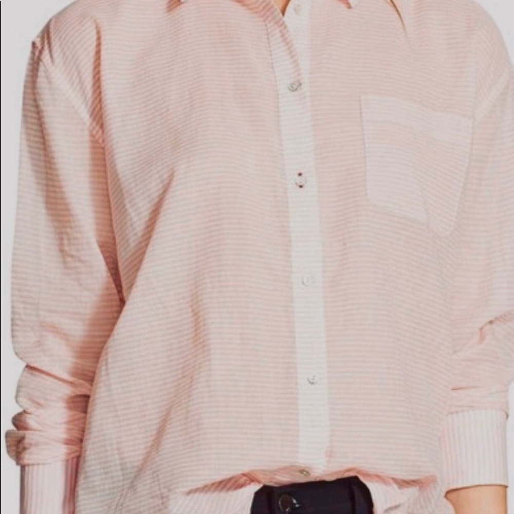 Elizabeth and James Carine Striped Cotton Blouse - Picture 6 of 6